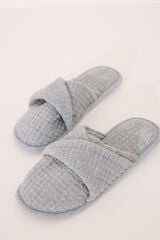 Women'secret Zapatillas casa acolchadas gris gris