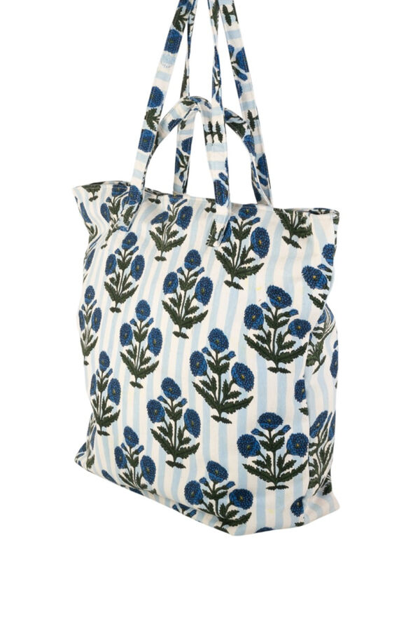 Kbas Bolso algod&oacute;n azul
