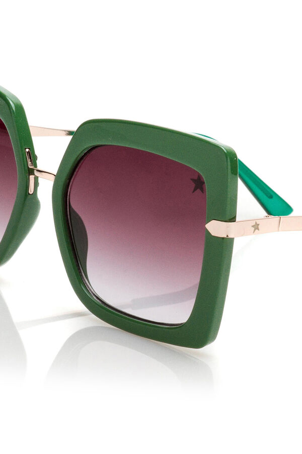 Starlite Gafas de sol Fame verde estampado