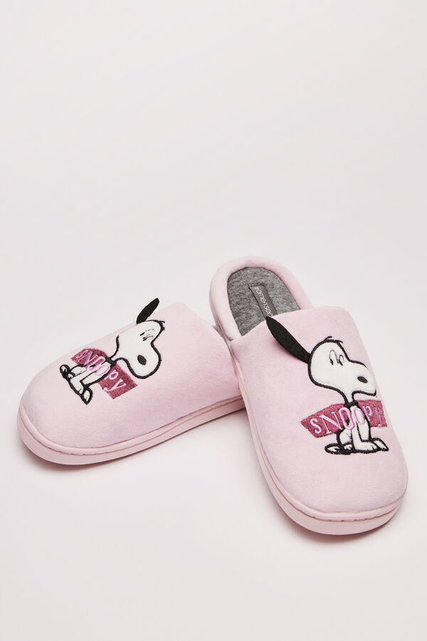 Women'secret Zapatillas casa Snoopy rosa rosa