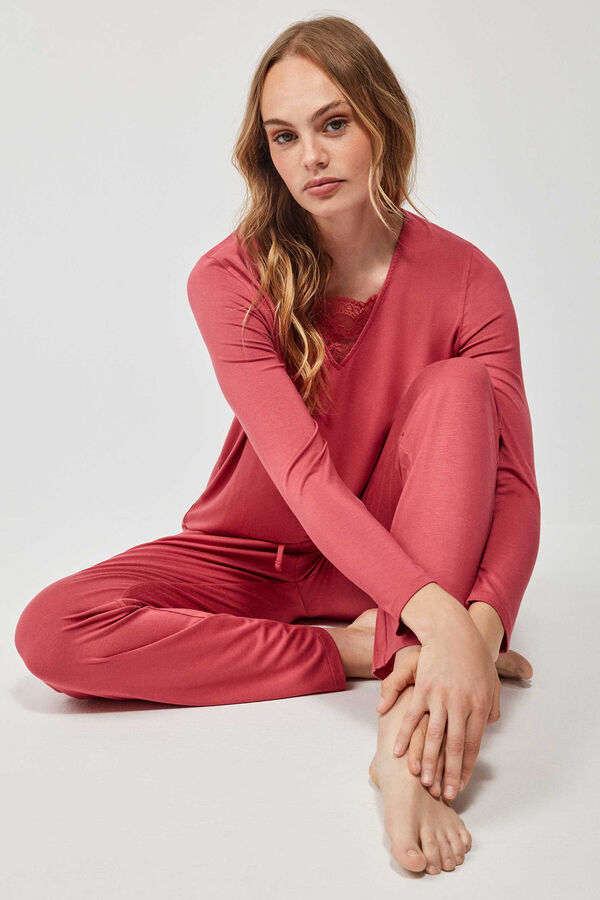 Gisela Pijama comprido rosa