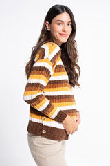 Ohma! Suéter premamá multirayas con lactancia estampado