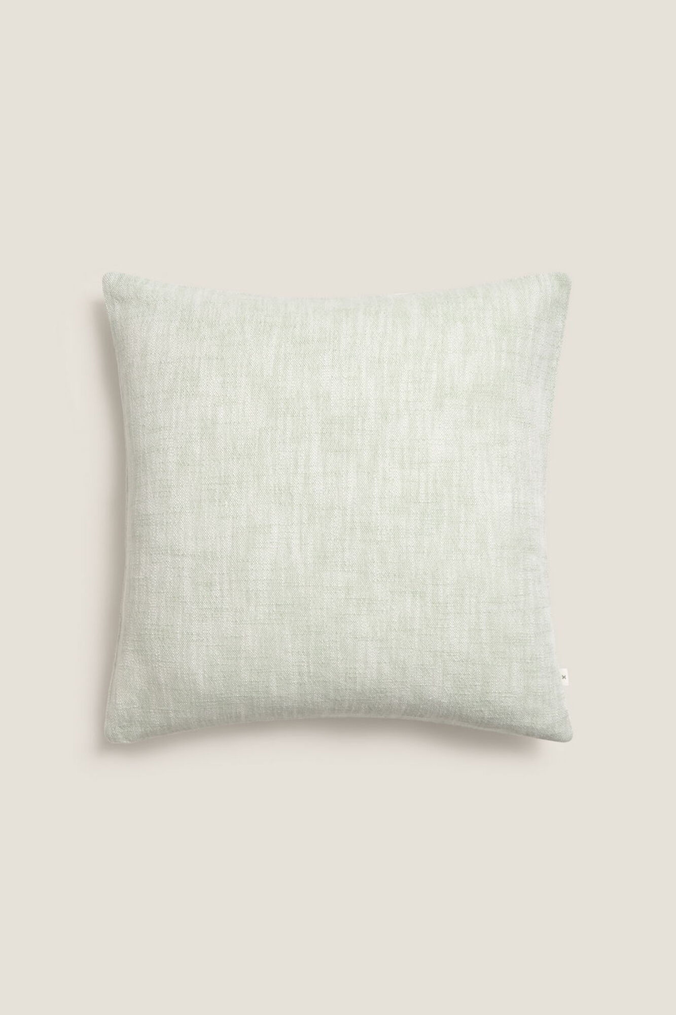 Textura Funda coj&iacute;n algod&oacute;n efecto lino