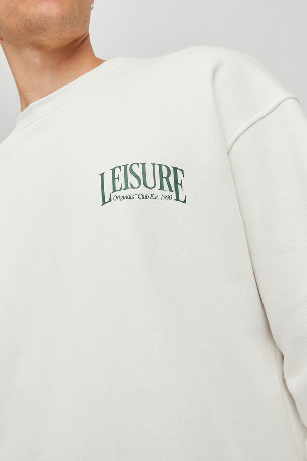 Jack & Jones Sudadera oversize blanco