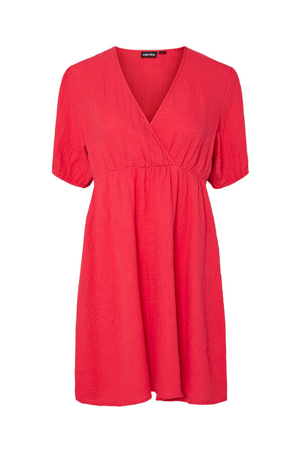 Pieces Vestido curto  rosa