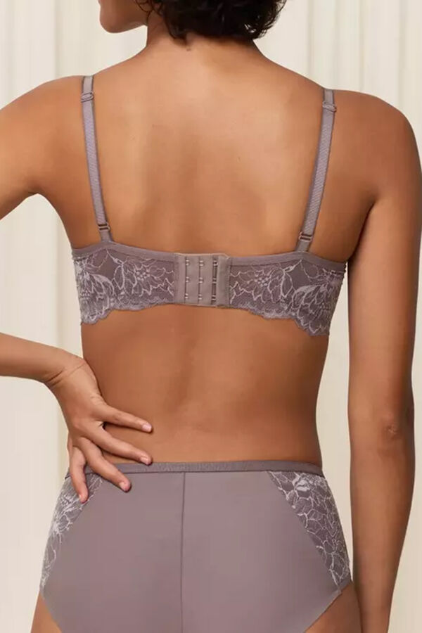 Triumph Soutien sem aros Amourette Charm Conscious cinzento