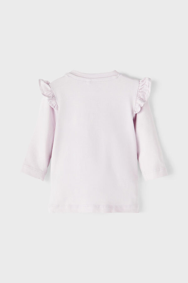 Womensecret T-shirt de bebé menina de manga comprida rosa