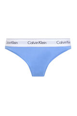 Calvin Klein Calcinha com logo Calvin Klein azul