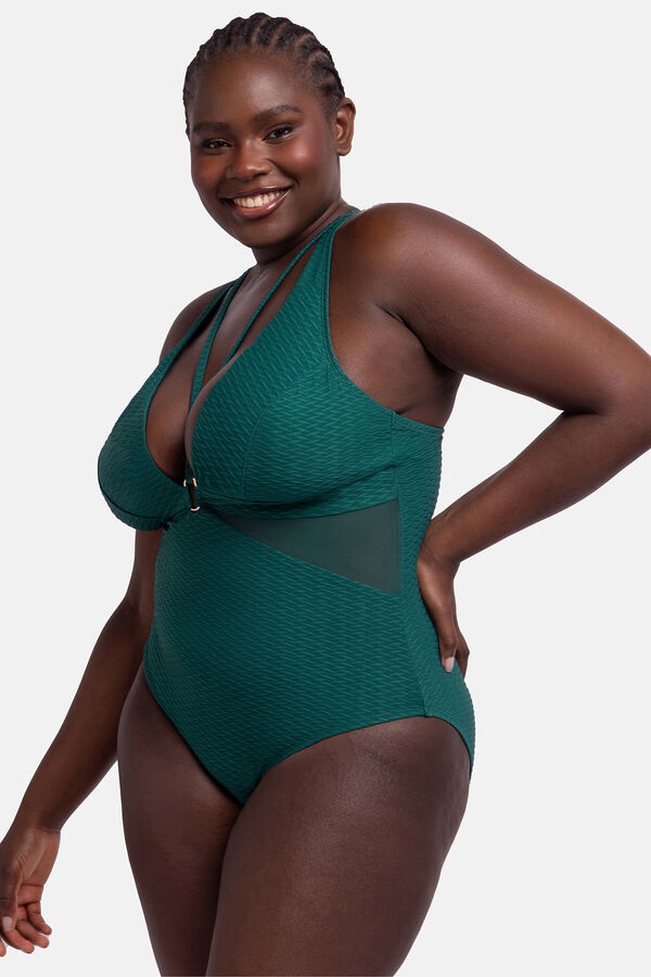 Dorina Mai&ocirc; shapewear/moldador verde verde