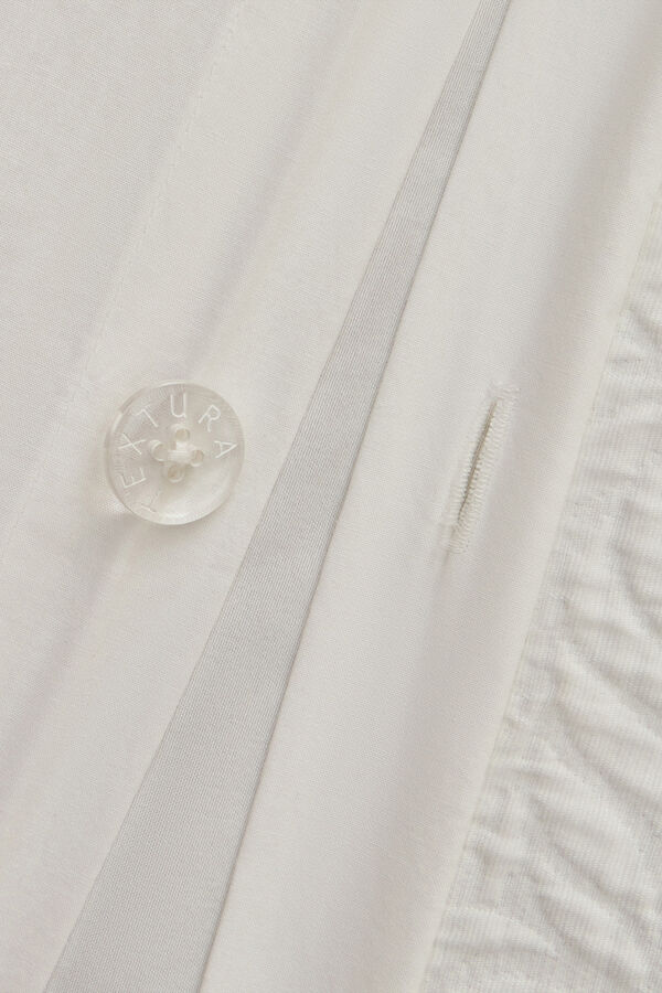 Textura Folhas de capa de edred&atilde;o de algod&atilde;o jacquard branco