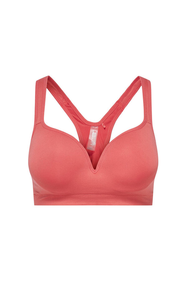 Only Play Sujetador deportivo intensidad media rosa