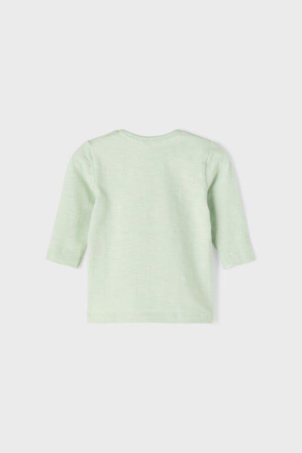 Womensecret Camiseta manga larga bebé niño verde