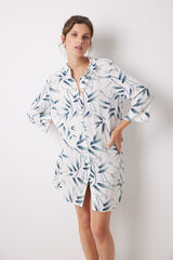 Women'secret Camisola de viscose com estampado oriental verde