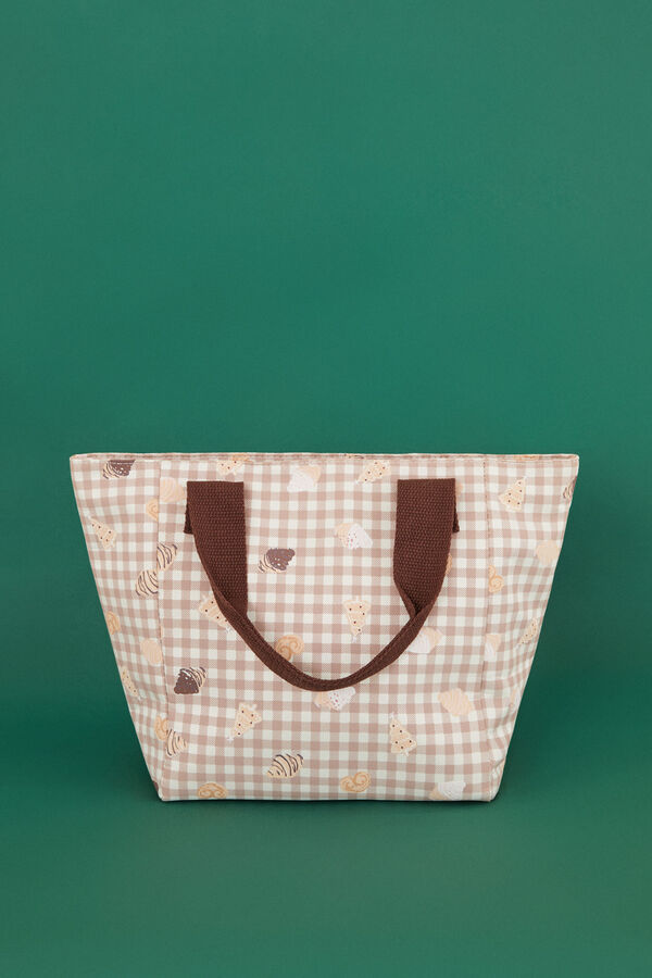 Women'secret Bolsa porta alimentos Manolo Bakes marr&oacute;n