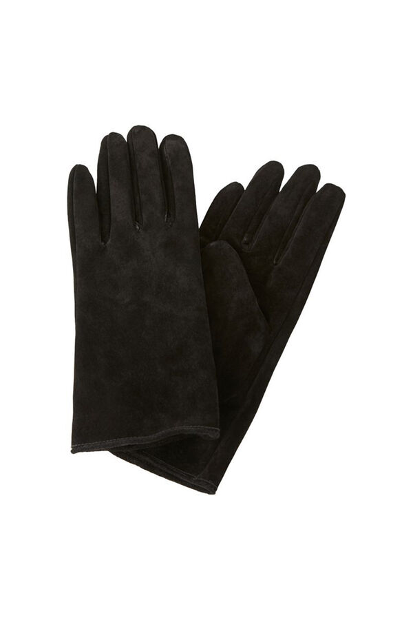 Pieces Guantes de piel  negro