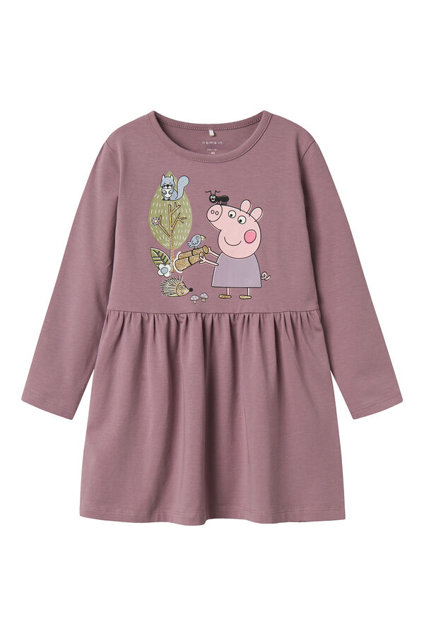 Name it Vestido Peppa Pig morado/lila