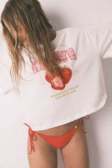 HI&BYE Braga bikini tiras roja rojo