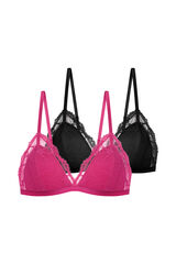 Dorina Pacote de 2 bralettes rosa