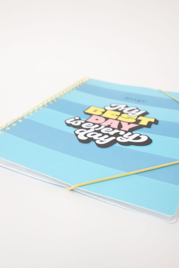 Mr. Wonderful Carpeta espiral hojas transparentes estampado