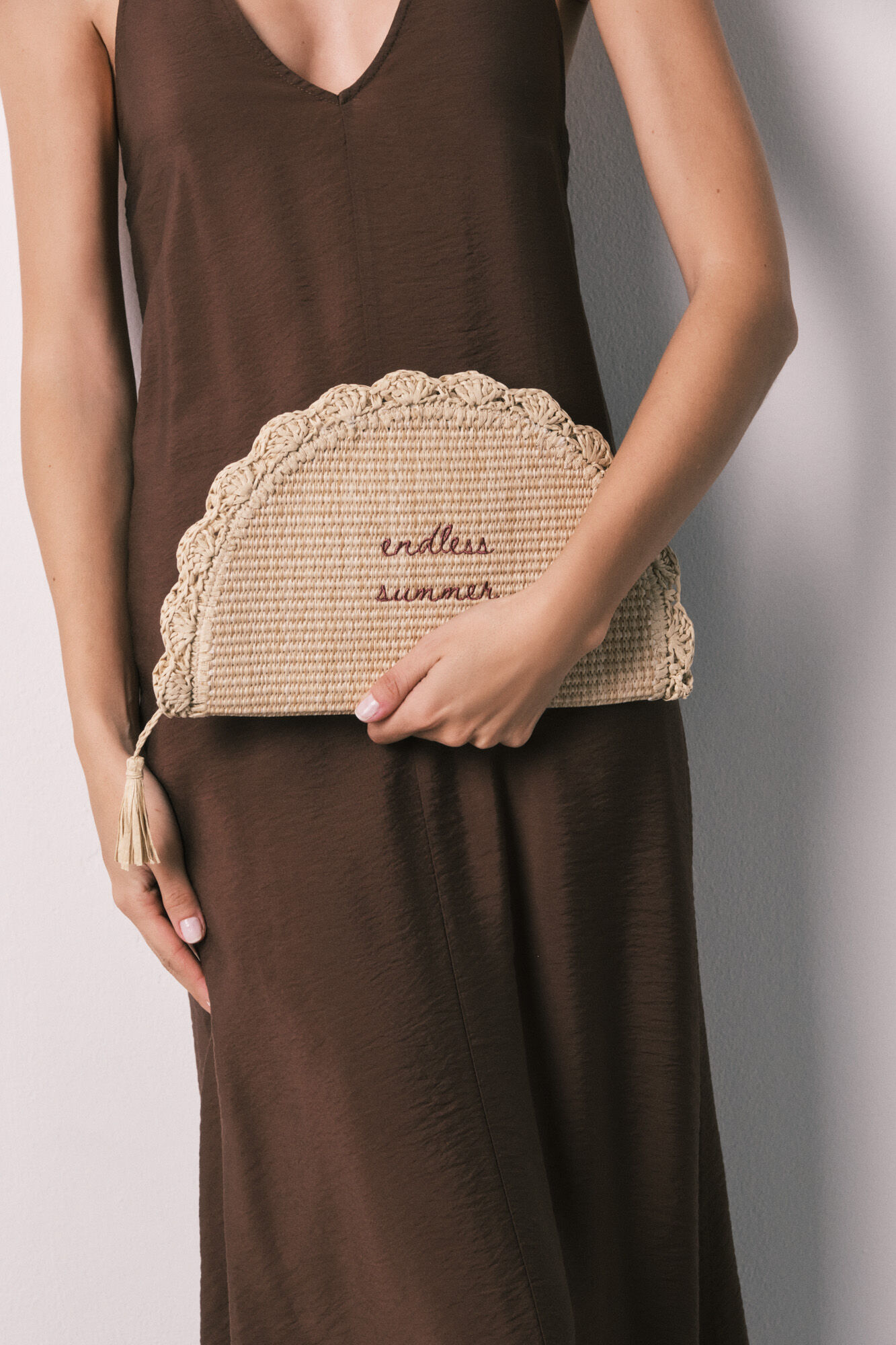 Women'secret Neceser rafia bolso de mano