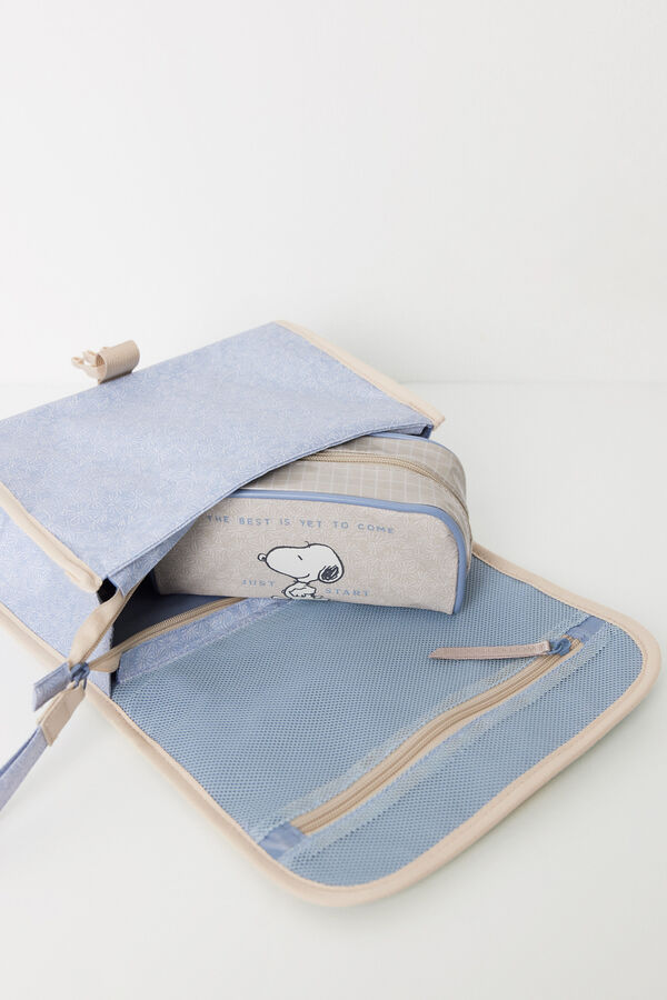 Women'secret Neceser mediano azul Snoopy beige