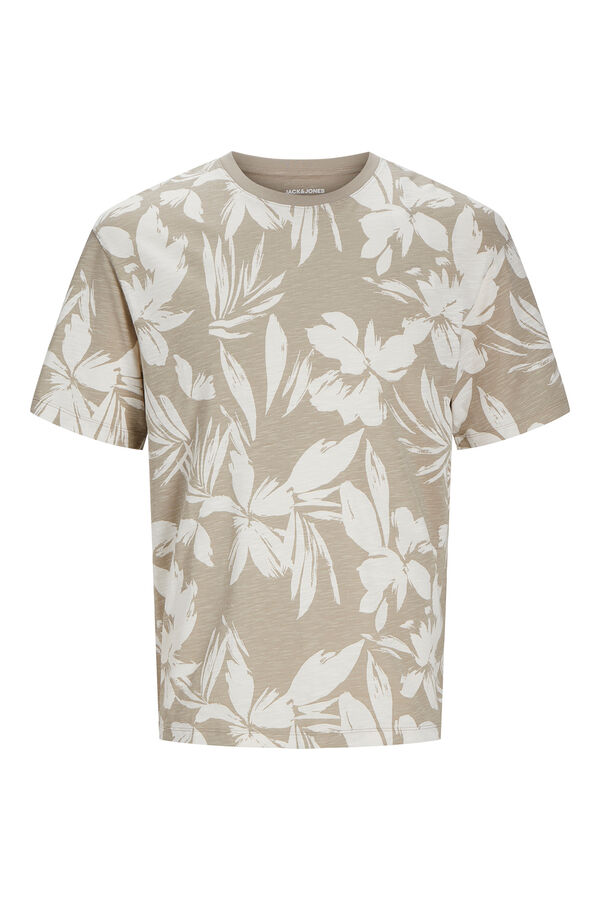 Jack & Jones T-shirt algod&atilde;o estampada azul