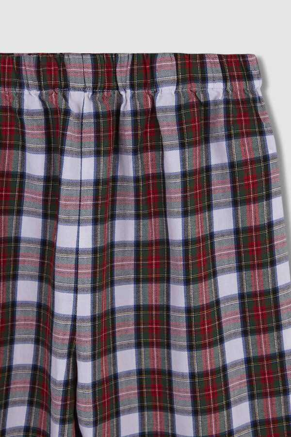 Gocco Pijama escoces. blanco