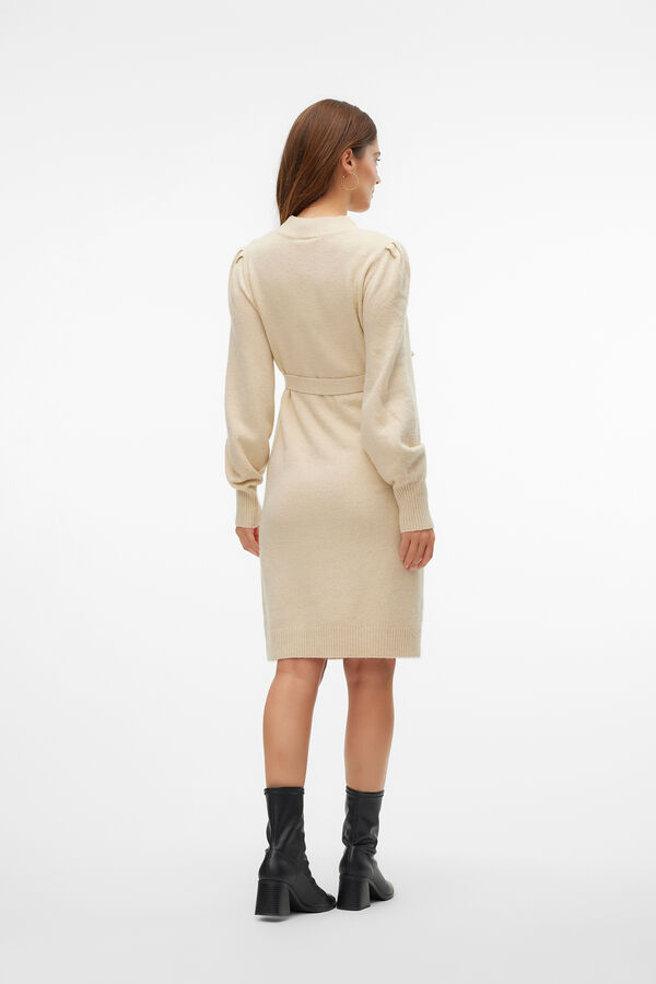 Mamalicious Vestido midi de punto maternity gris