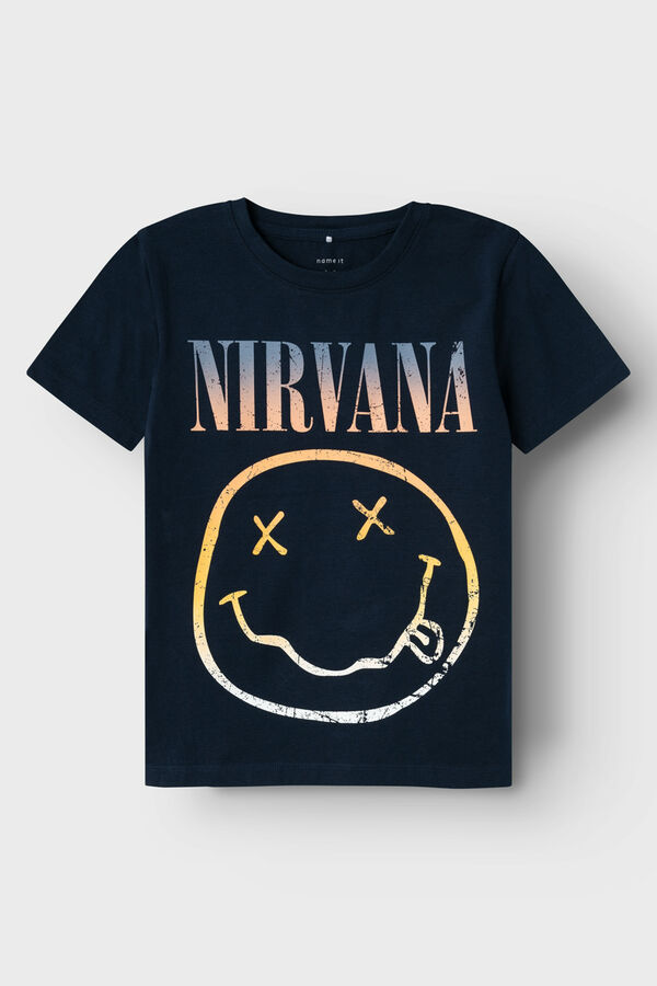 Name it Camiseta ni&ntilde;o Nirvana azul