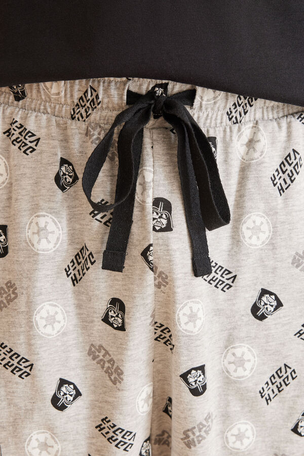 Women'secret Pijama hombre 100% algod&oacute;n Star Wars negro