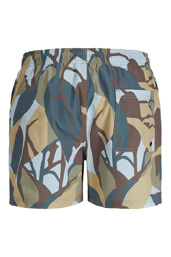 Jack & Jones Bañador estampado gris