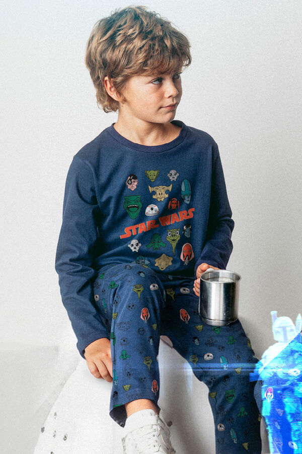 Admas Pijama Ni&ntilde;o Alien Species Star Wars azul