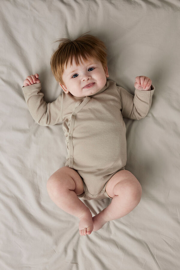 Name it Pack 2 bodies beb&eacute; neutro gris