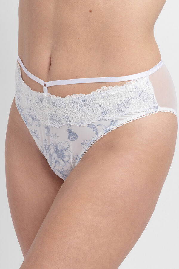 Dorina Cueca perna alta Darla branco