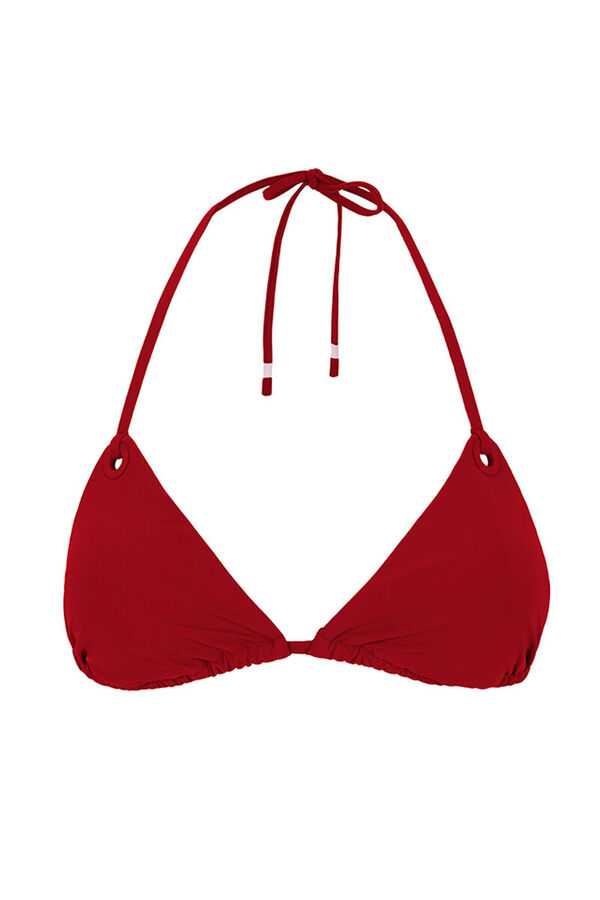 Women'secret Top bikini triangular cortina rojo rojo