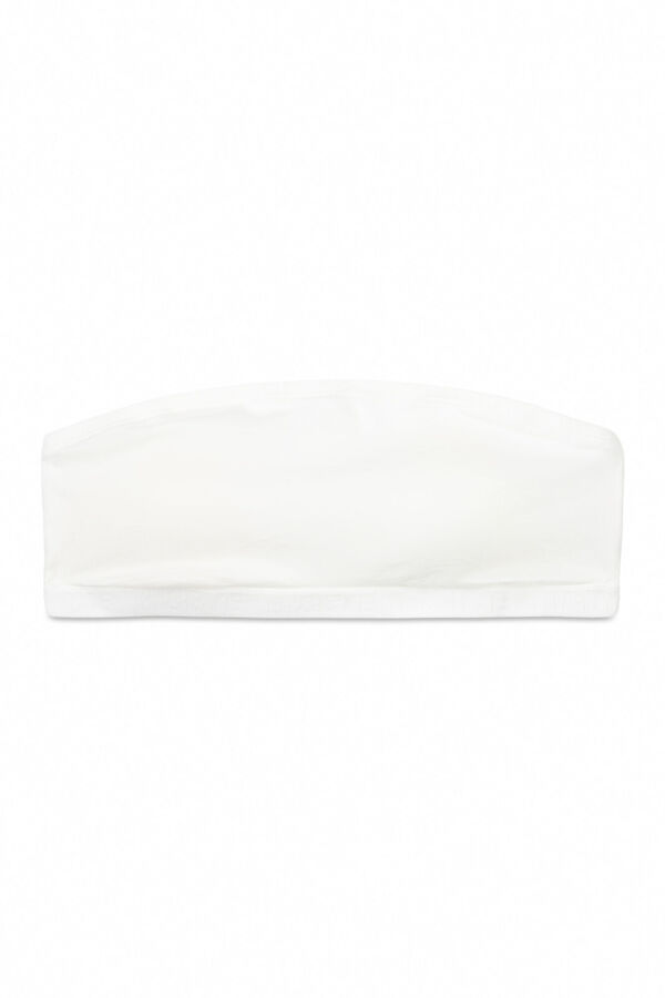 HI&BYE Suti&atilde; cai-cai marfim com copas remov&iacute;veis bege