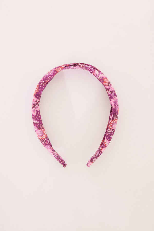 Women'secret Diadema pelo print multicolor estampado