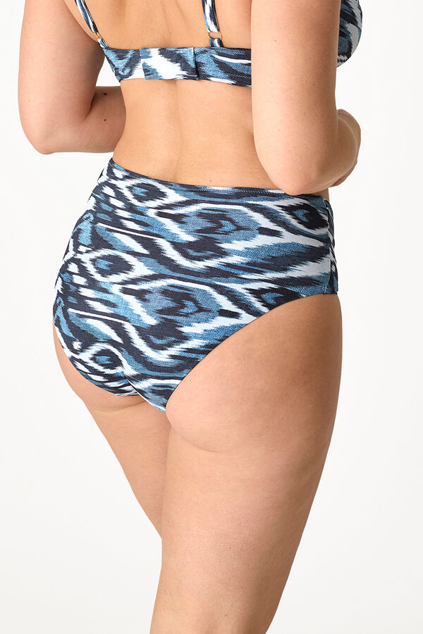 Promise Braga bikini alta &eacute;tnico azul