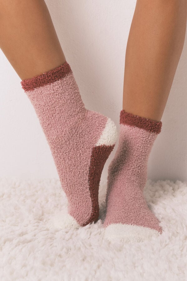 Women'secret Calcetines largos rosa rosa