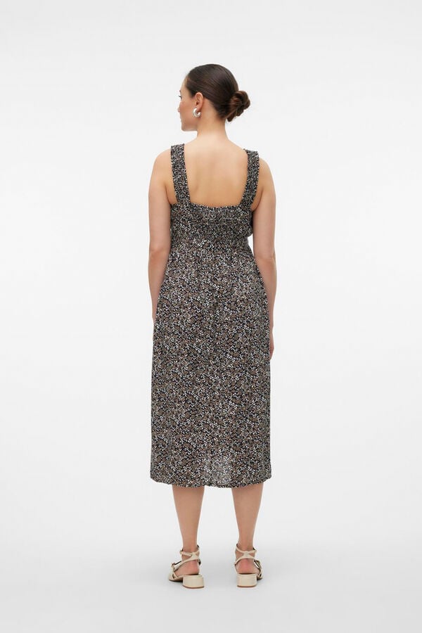 Mamalicious Vestido midi maternity de tirantes  negro