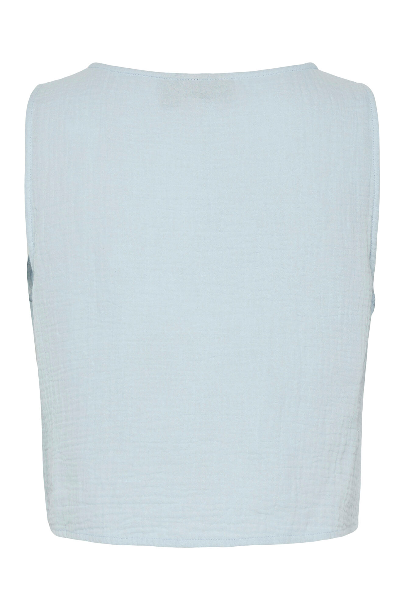 Pieces Top sin manga y algod&oacute;n