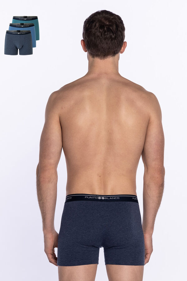 Punto Blanco Pack de 3 boxers algod&oacute;n estampado