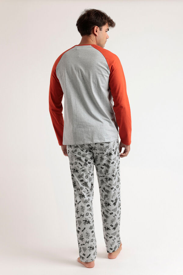Admas Pijama hombre Star Wars gris