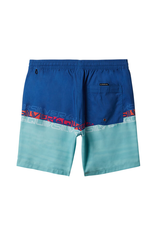 Quiksilver Everyday Wordblock Volley 17" - Ba&ntilde;ador para Hombre azul