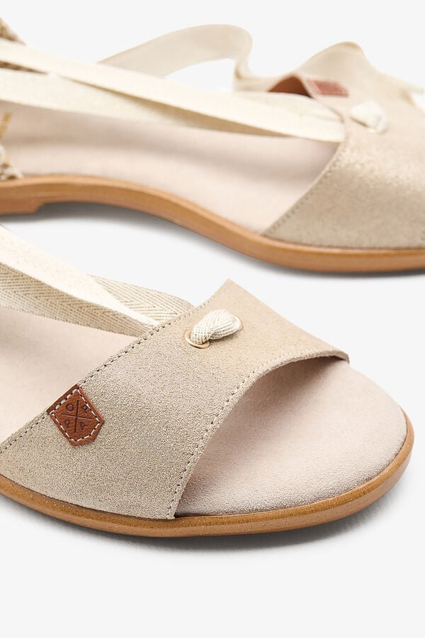 Popa Sandalia plana Poipu Boreal beige