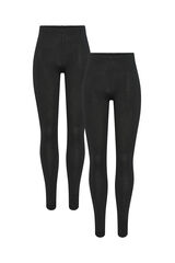 Pieces Pacote de 2 leggings preto
