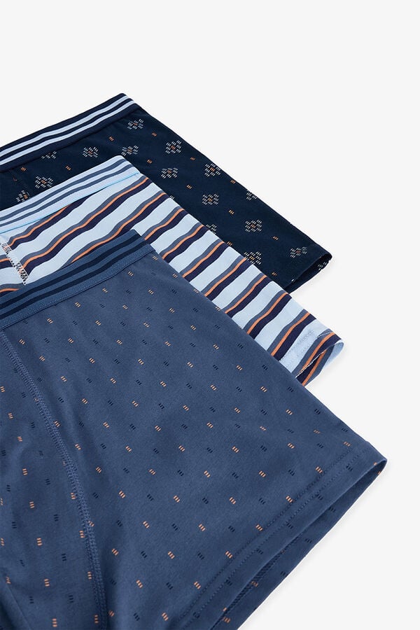 Penti Pack de 3 Boxers con estampado geom&eacute;trico para hombre estampado