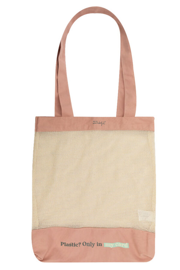 Mr. Wonderful Bolsa de tela estampado