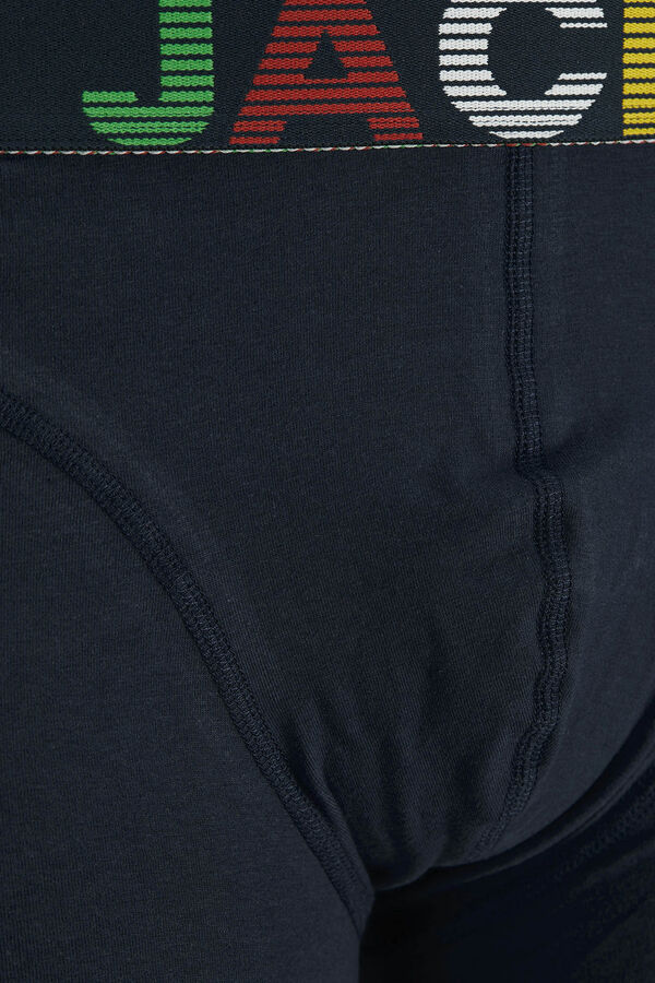 Jack & Jones Pack 3 b&oacute;xers cortos gris