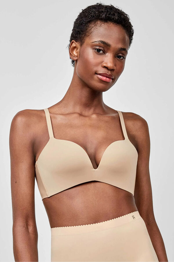 Gisela Soutien push-up com decote extremo cru